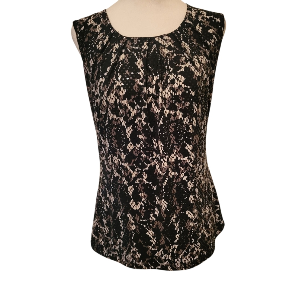 Alfani Blouse Black sz M